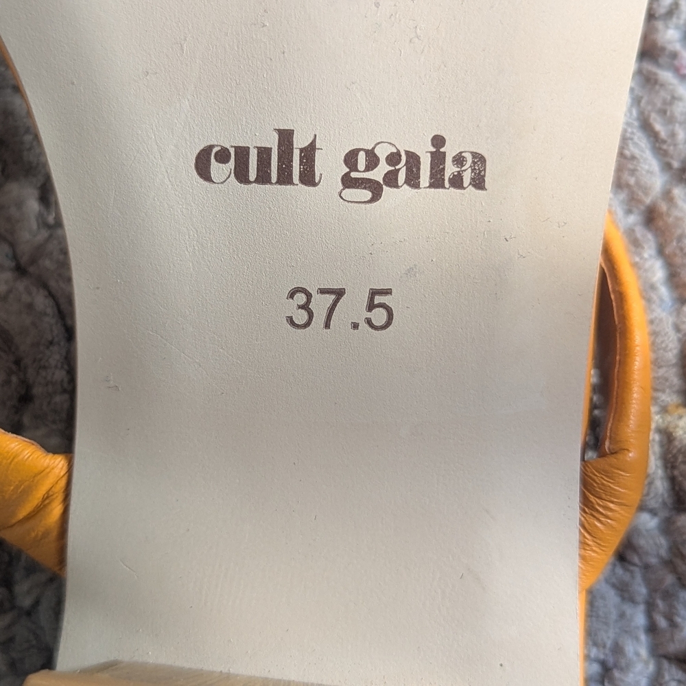Cult Gaia Women's Orange Liz Sandals - Picture 5 of 5